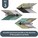 Set of 3 Wall Mount Rustic Wood Farmhouse Arrow Toilet Paper Holder