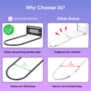 Black Metal Floating Shoe Display Shelves (Set of 6)