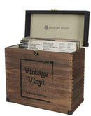 Vintage Vinyl Record Storage Box