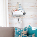 Wooden Nautical Design Mail Sorter
