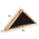 Rustic Wood Military Flag Display Case (5' x 9.5' Folded Flag)