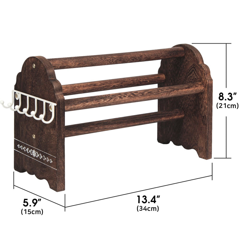 4 Tier Rustic Wood Bracelet Display Stand – J JACKCUBE DESIGN