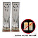 Set of 2 Hanging Candle Holder Sconces