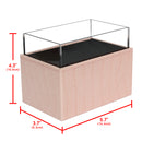 Syntethic Pink Leather Makeup Brush Holder with Pink Pearl