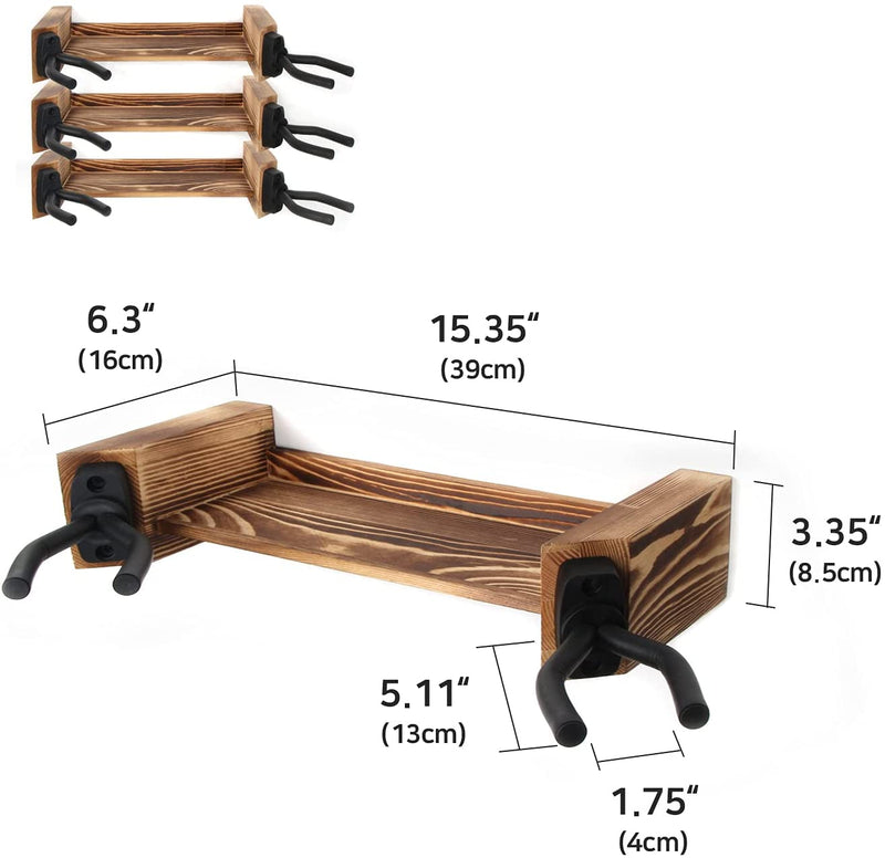 Guitar Wall Hangers with 2 Holders