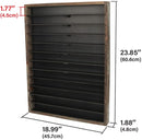 Hot Wheels 1/64 Scale Diecast Model Cars Display (Rustic Wood)