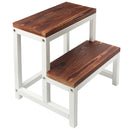 Solid Wood 2-Step Stool
