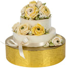 Gold Cake Display Stand Tray -(12 inches)