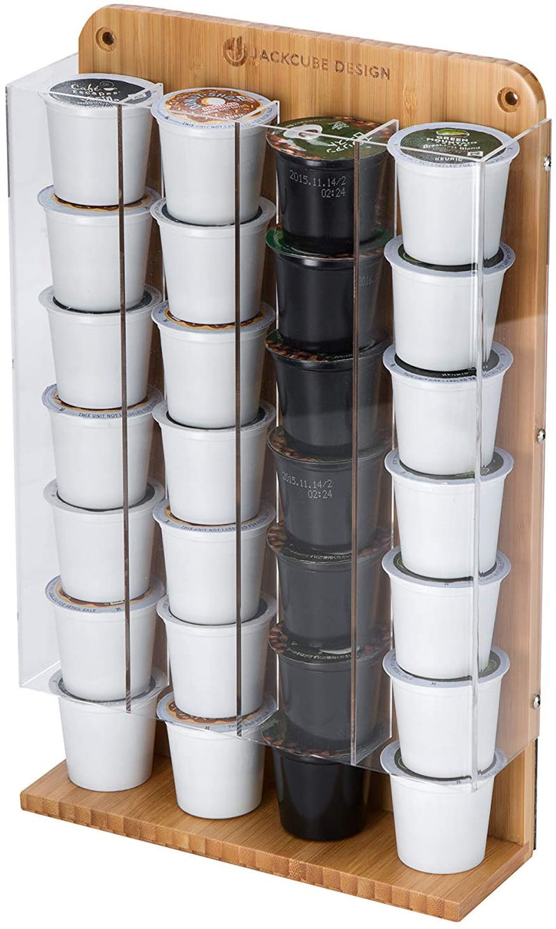 Wall Mount K Cup Coffee Dispenser Organizer with Magnet