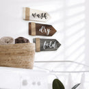 Set of 3 Laundry Room Décor Home Vintage Wall Art