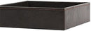 Leather Rubber Finger Scraper Matte Valet Tray Storage (Brown)