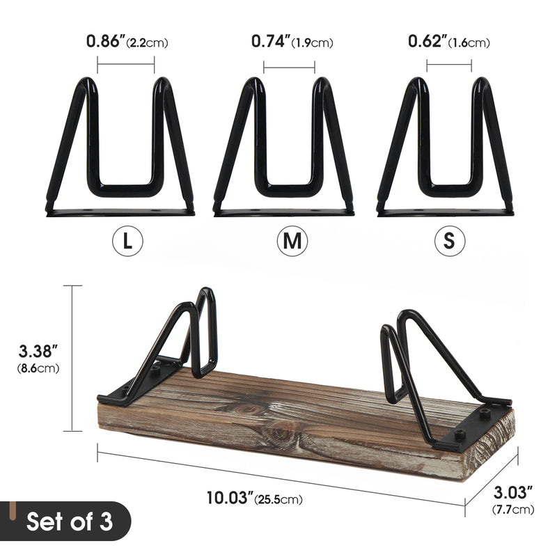 Rustic Wood Adjustable Vertical Monitor Laptop Stand