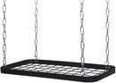 Ceiling Mount Grid Pot Pan Rack with 8 Hooks