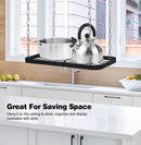 Ceiling Mount Grid Pot Pan Rack with 8 Hooks