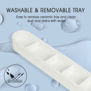 Makeup Brush Holder- Gold and White