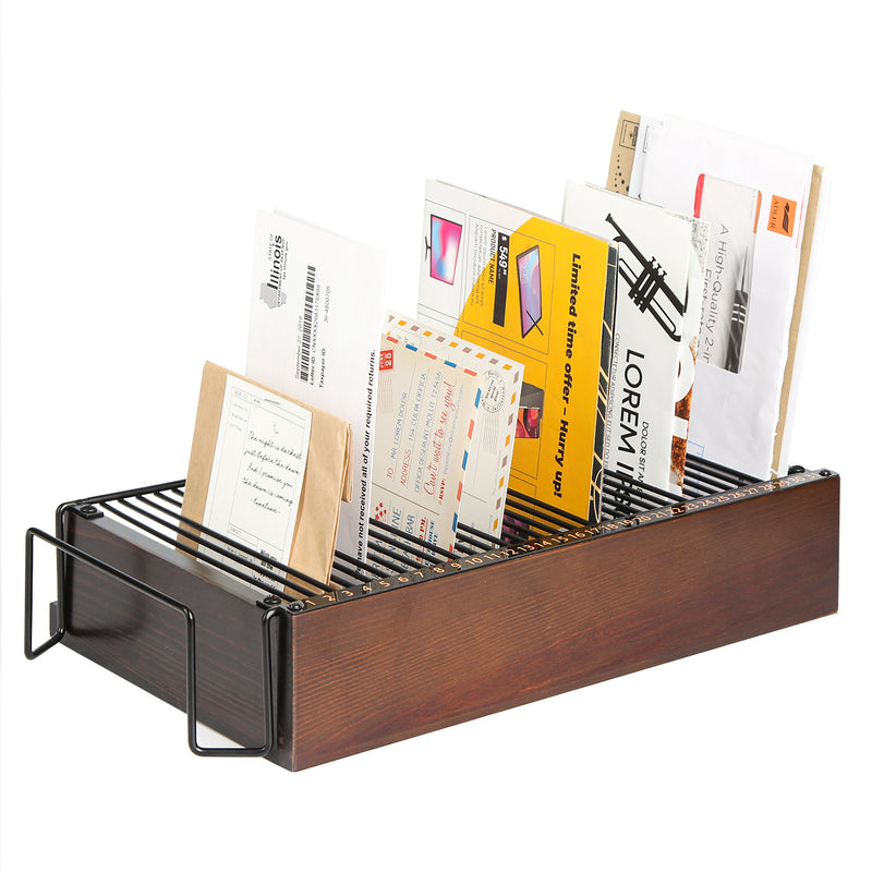 Monthly Office Desktop Bill & Mail Organizer (31 Sections)