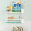 Set of 2 Floating Ledge Shelf for Kids Nursery