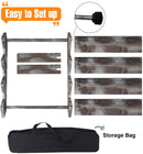 4 Tier Wood Stair Display Riser Stand