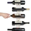 White Wall Mount Wine Rack Organizer for 9 Bottles