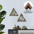 Set of 2 Triangle Frame Hanging Airplant Holder