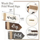 Set of 3 Laundry Room Décor Home Vintage Wall Art