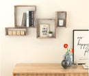 4 Cube Wall Mounted Rustic Floating Shelves