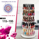 5 Tier Rotating Acrylic Nail Polish Stand