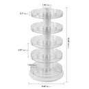 5 Tier Rotating Acrylic Nail Polish Stand