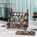 4 Tier Rustic Wood Bracelet Display Stand