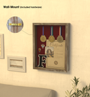 Shadow Box Display Case with Linen Back (Large)