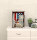 Shadow Box Display Case with Linen Back (Large)