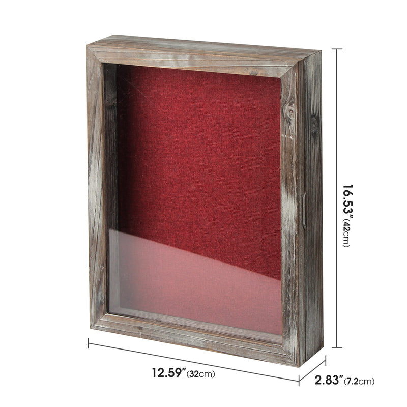Shadow Box Display Case with Linen Back (Large)