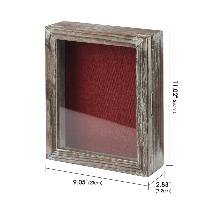 Shadow Box Display Case with Linen Back (Small)