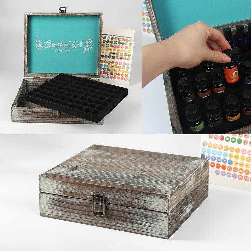 Essential Oil Storage Boc Organizer with 70 Slots