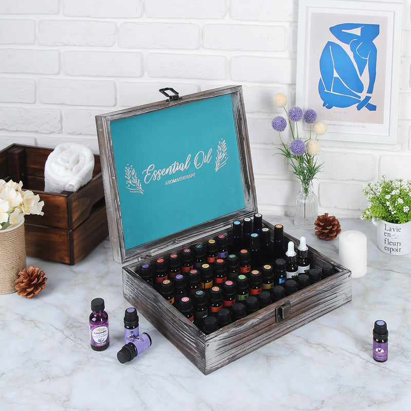 Essential Oil Storage Boc Organizer with 70 Slots