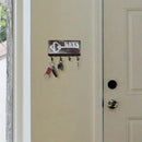 Wooden Key Holder with 4 Hooks