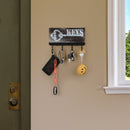 Wooden Key Holder with 4 Hooks