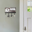 Wooden Key Holder with 4 Hooks
