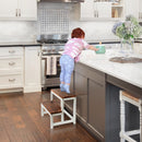 Solid Wood 2-Step Stool