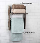 Wall Mount Towel Rack with Shelf