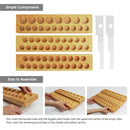 Acrylic Paint Wood Stand Organizer Rack with 61 Compartments