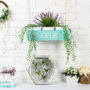 Rustic Blue Hanging Planter with 3 Pots