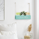 Rustic Blue Hanging Planter with 3 Pots