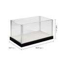 Acrylic Minifigure Display Case with Brick Building Base