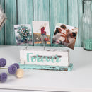 Multi-photo Gallery Display Holder with 3 Wire Clips