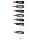 White Wall Mount Wine Rack Organizer for 9 Bottles