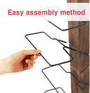 Wall Mount Wine Rack Organizer for 9 Bottles