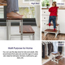 Solid Wood 2-Step Stool