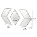 Boho Wall Mount Decorative Mirror Set