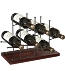 Tabletop Metal Wine Rack for 6 Bottles